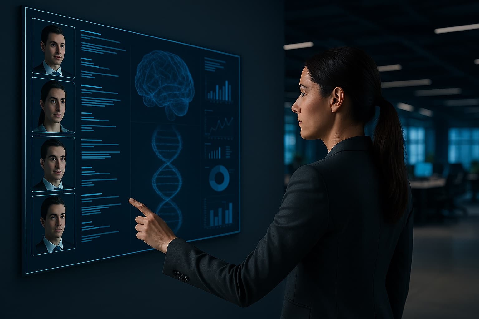 Analyse de profils candidats dans un environnement de recrutement data-driven.